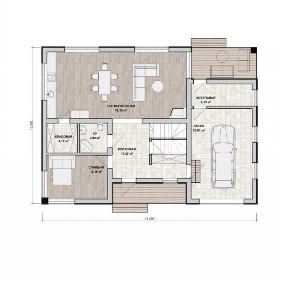 Планировка дома Монро