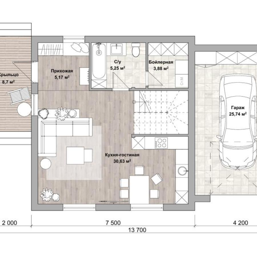 Планировка дома Лоренцо